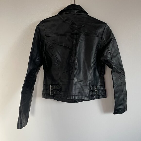 Faux Leather Moto Jacket - Picture 7 of 9